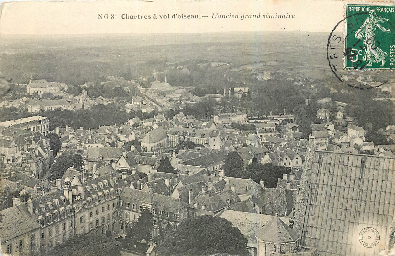 Chartres à vol d'oiseau — L'ancien grand séminaire — NG 81