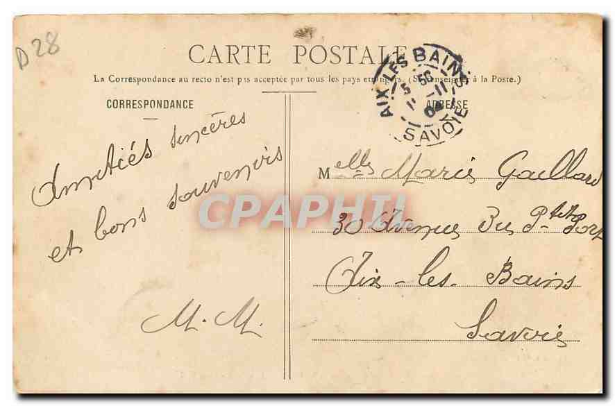 Environ de Dreux - Le Château de Louye - Côté Sud - Éditeur : Ch. Feineault, Dreux — Verso