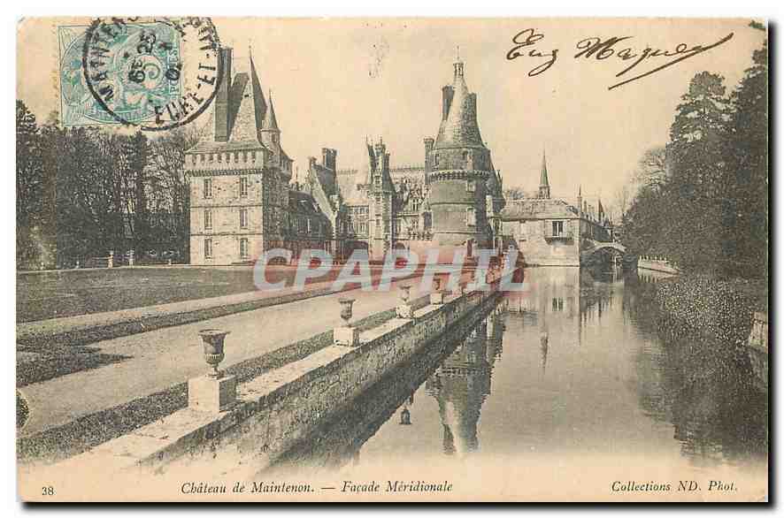 CPA Chateau de Maintenon Facade meridionale 