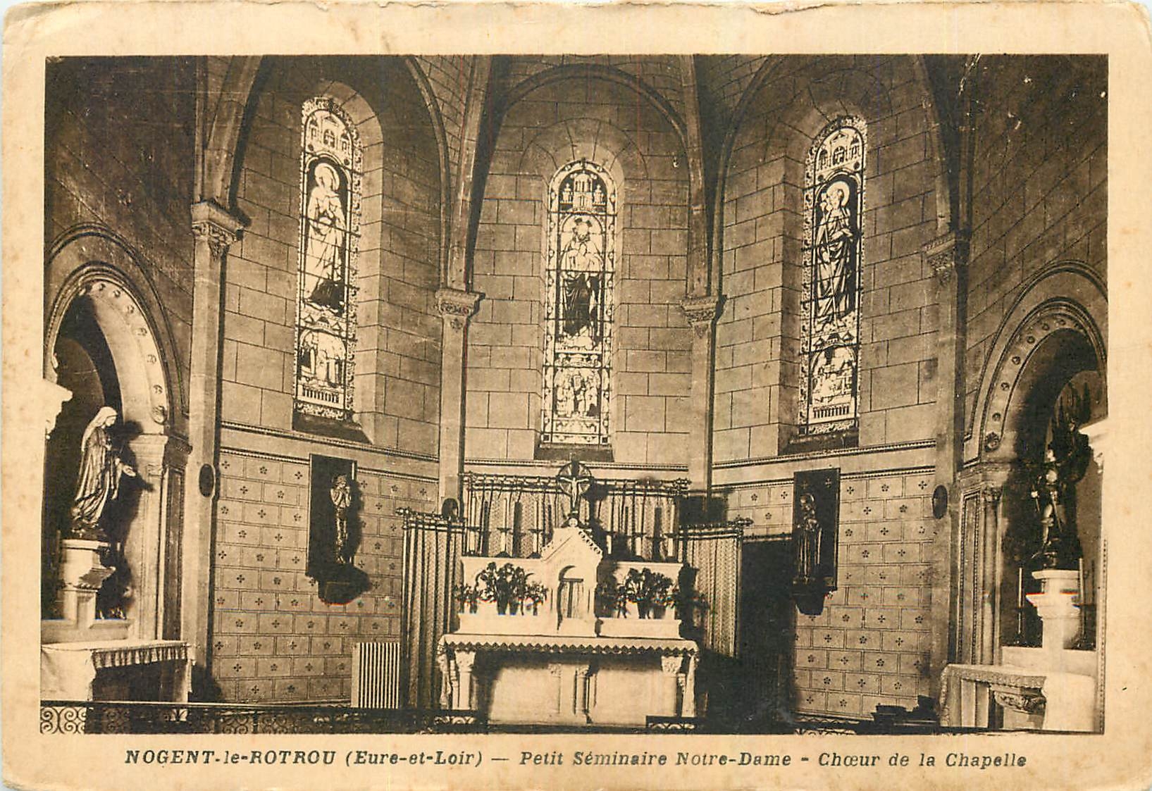 Nogent-le-Rotrou (Eure-et-Loir) — Petit Séminaire Notre-Dame — Chœur de la Chapelle