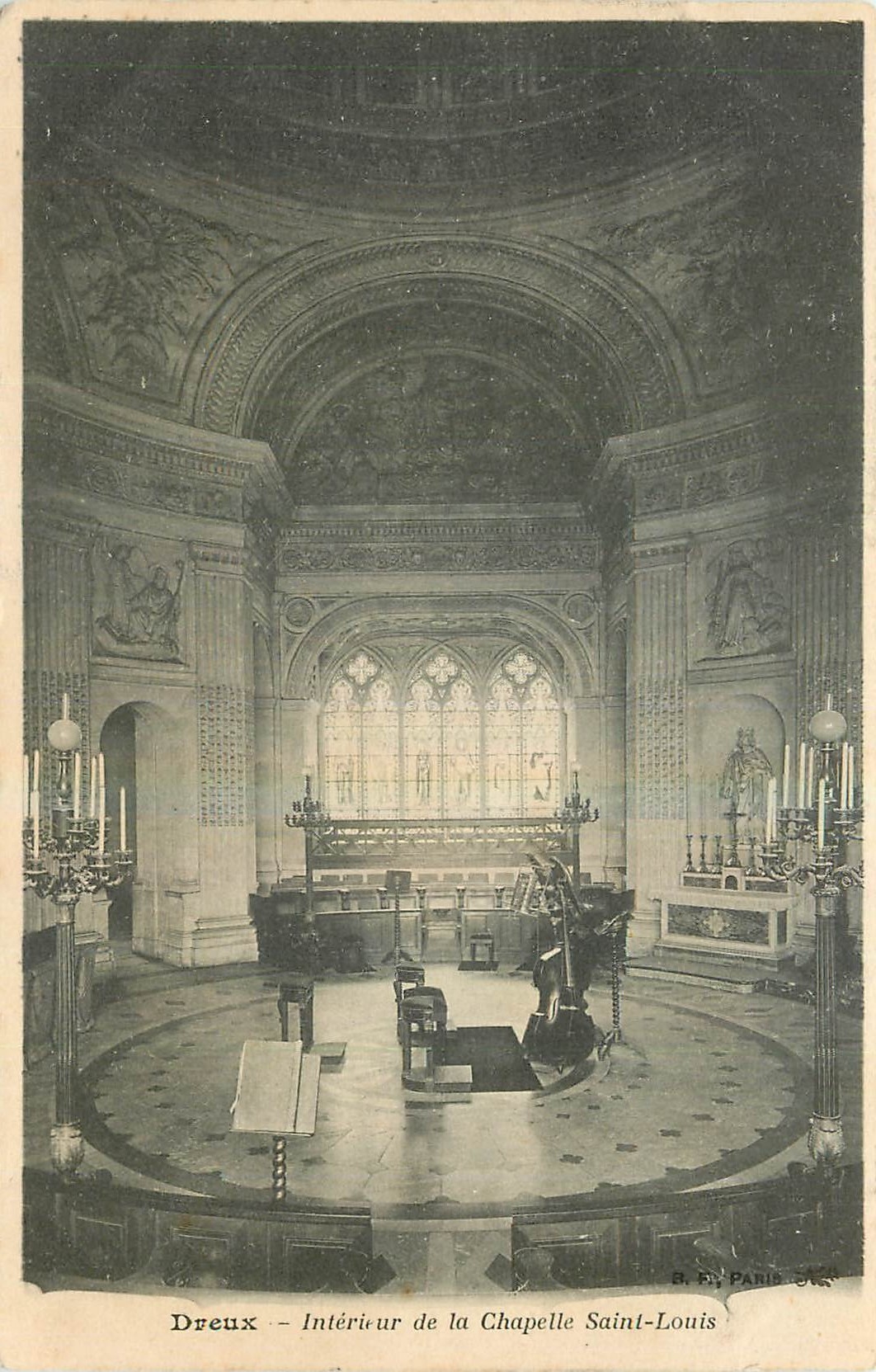 Dreux — Intérieur de la Chapelle Saint-Louis — B. D. PARIS JUS.