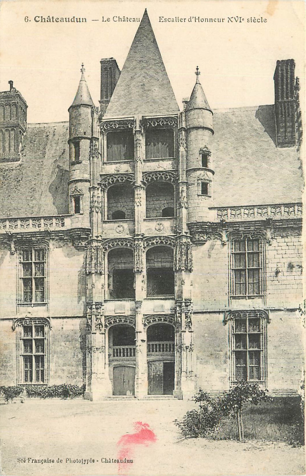 CPA Chateaudun Le Chateau Escaller d'Honneur 