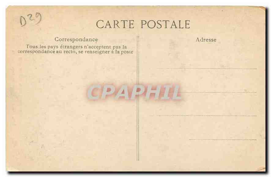 CPA Costumes Bretons Une Chapelle de Pont l'Abside  — Rückseite