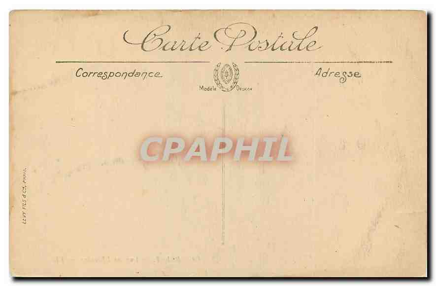 CPA Brest Vue sur l'Escadre Bateaux — Rückseite