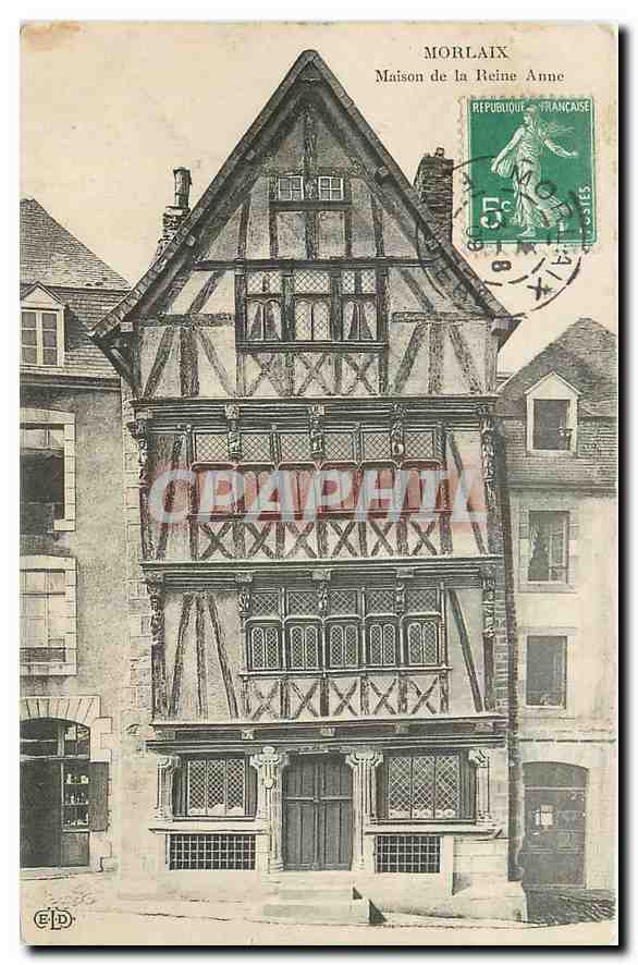 CPA Morlaix Maison de la Reine Anne 