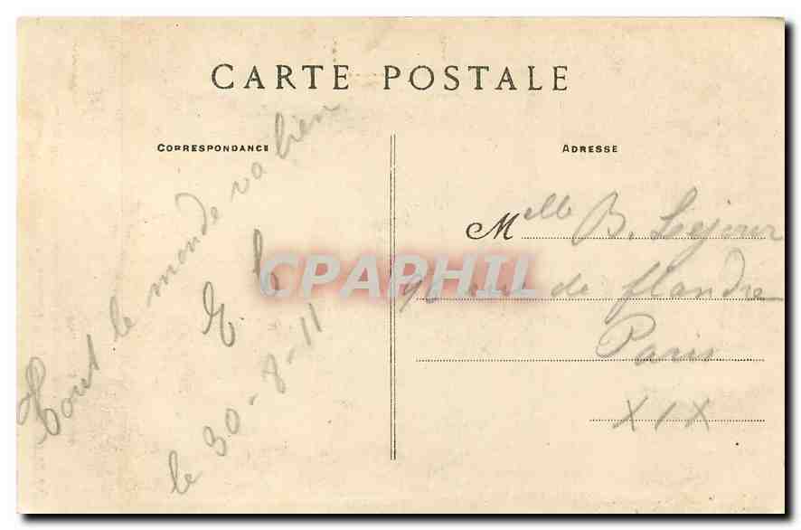 CPA En Bretagne Autour du Lit Clos  — Rückseite