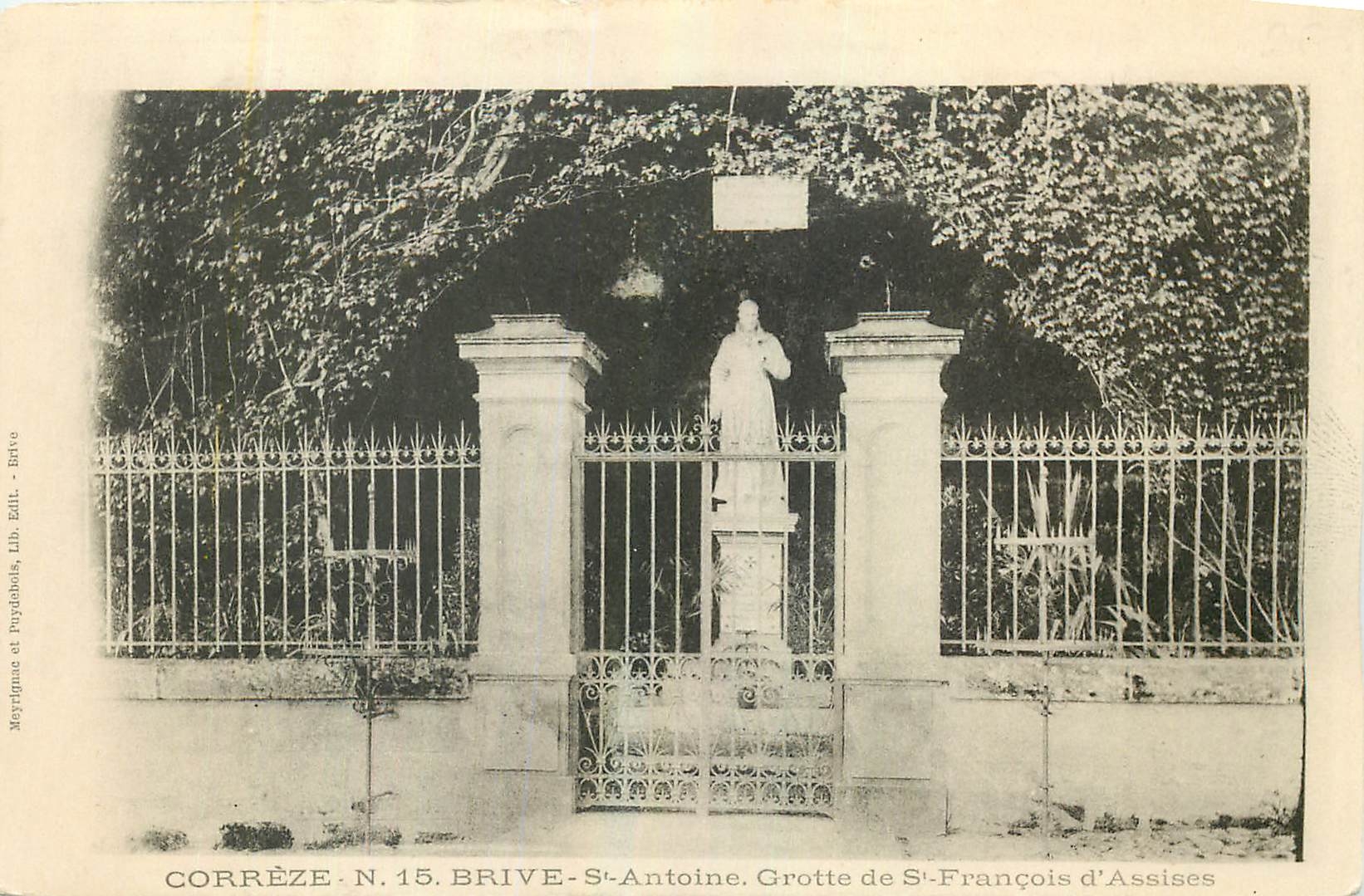 CPA Correze Brive St Antoine Grotte de St Francois d'Assises 
