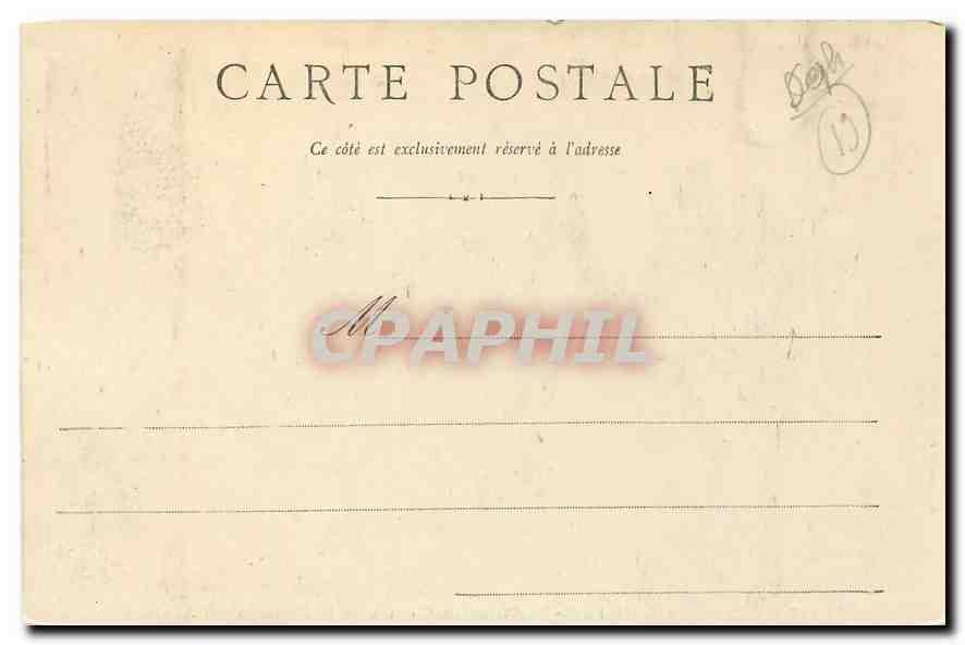 CPA Correze Brive St Antoine Grotte de St Francois d'Assises  — Rückseite