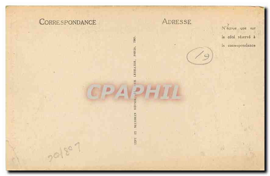 CPA Brive Ancien Petit Seminaire Fenetre Renaissance  — Back
