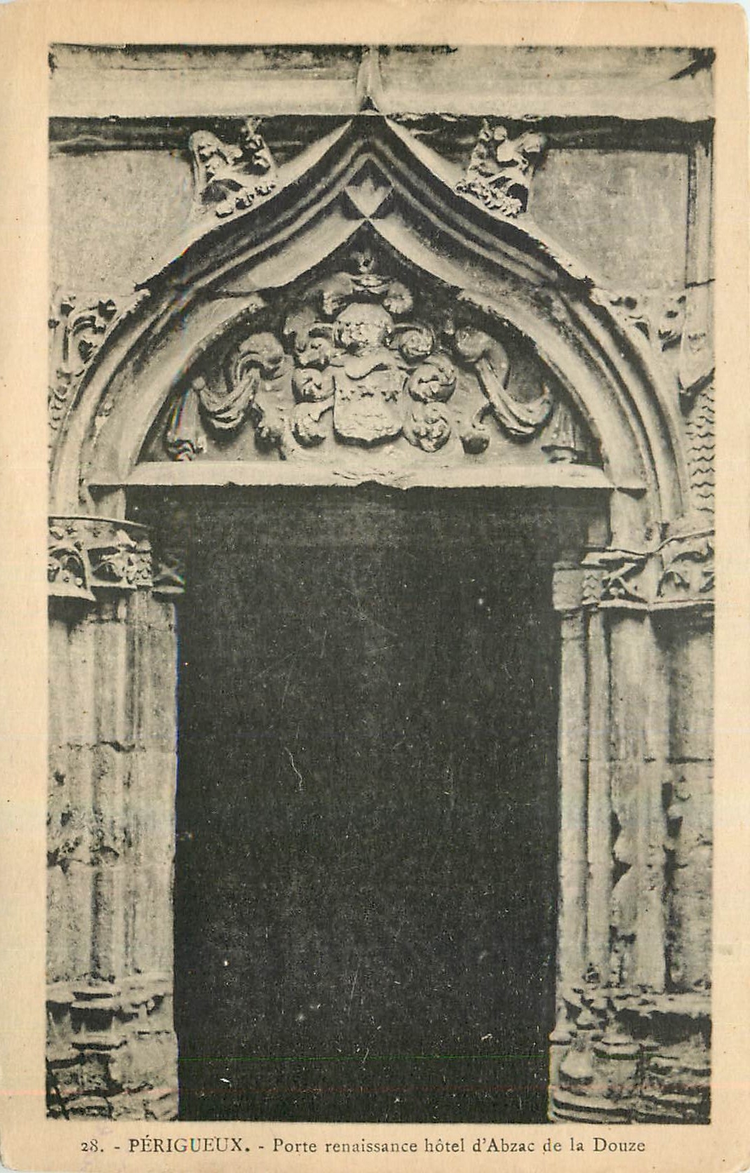 CPA Perigueux Porte renaissance hotel d'Abzac de la Douze 