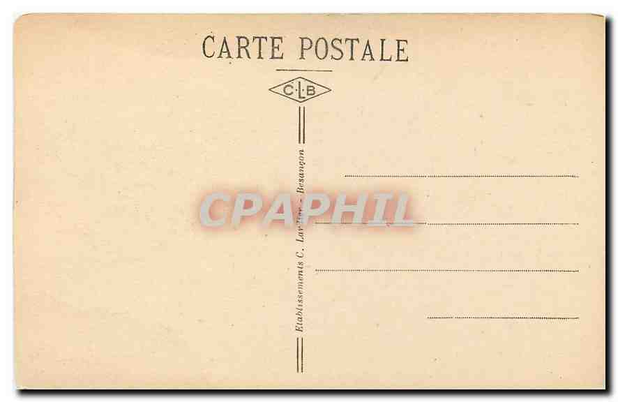 CPA Besancon les Bains Porte Rivotte  — Back
