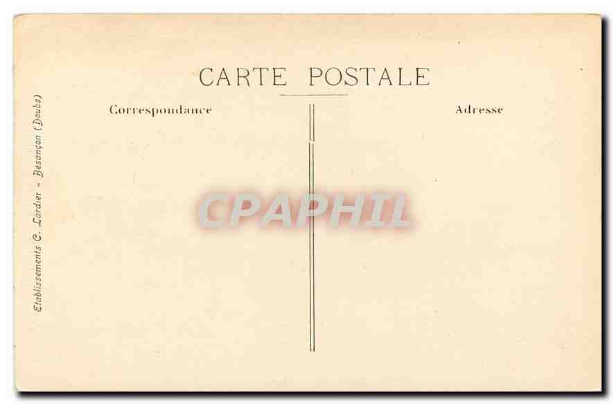 CPA Besancon Palais de Justice  — Back