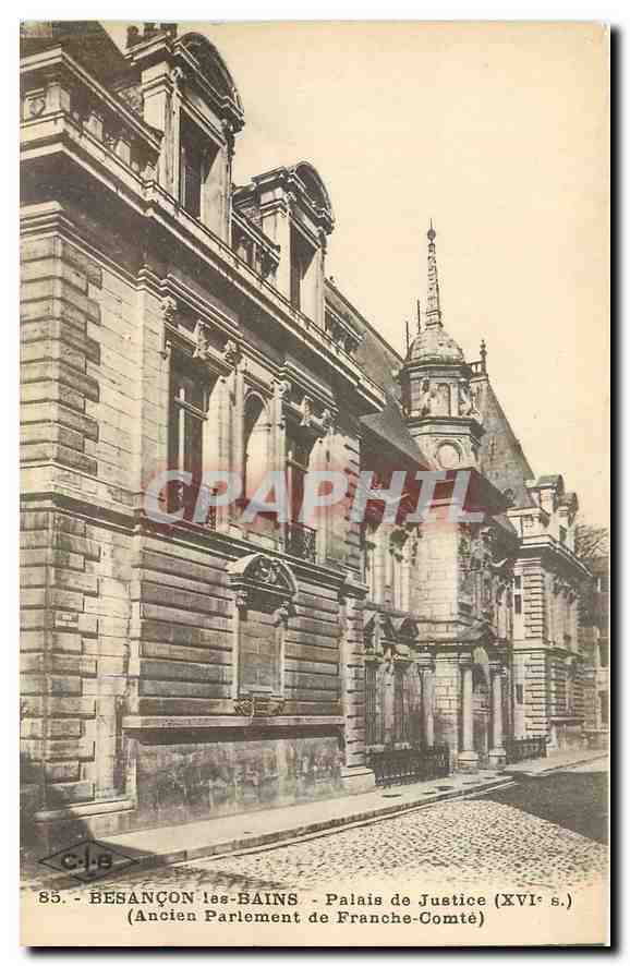 CPA Besancon les Bains Palais de Justice Ancien Parlement de Franche Comte 