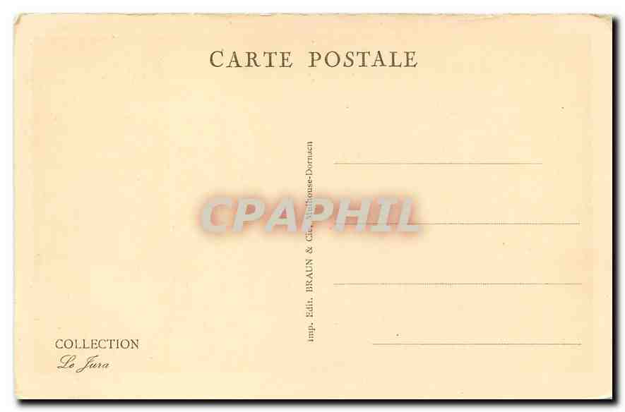 CPA Besancon les Bains Palais Granvelle  — Rückseite