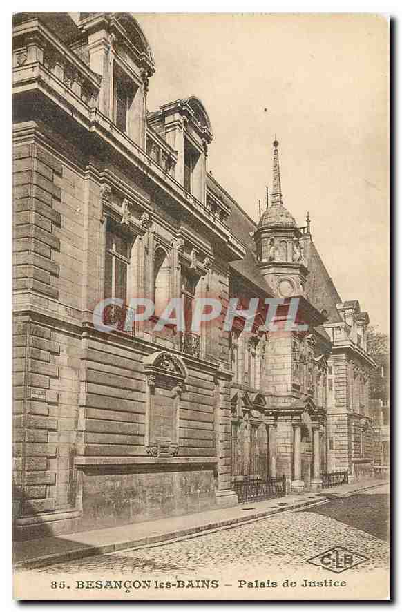 CPA Besancon les Bains Palais de Justice 