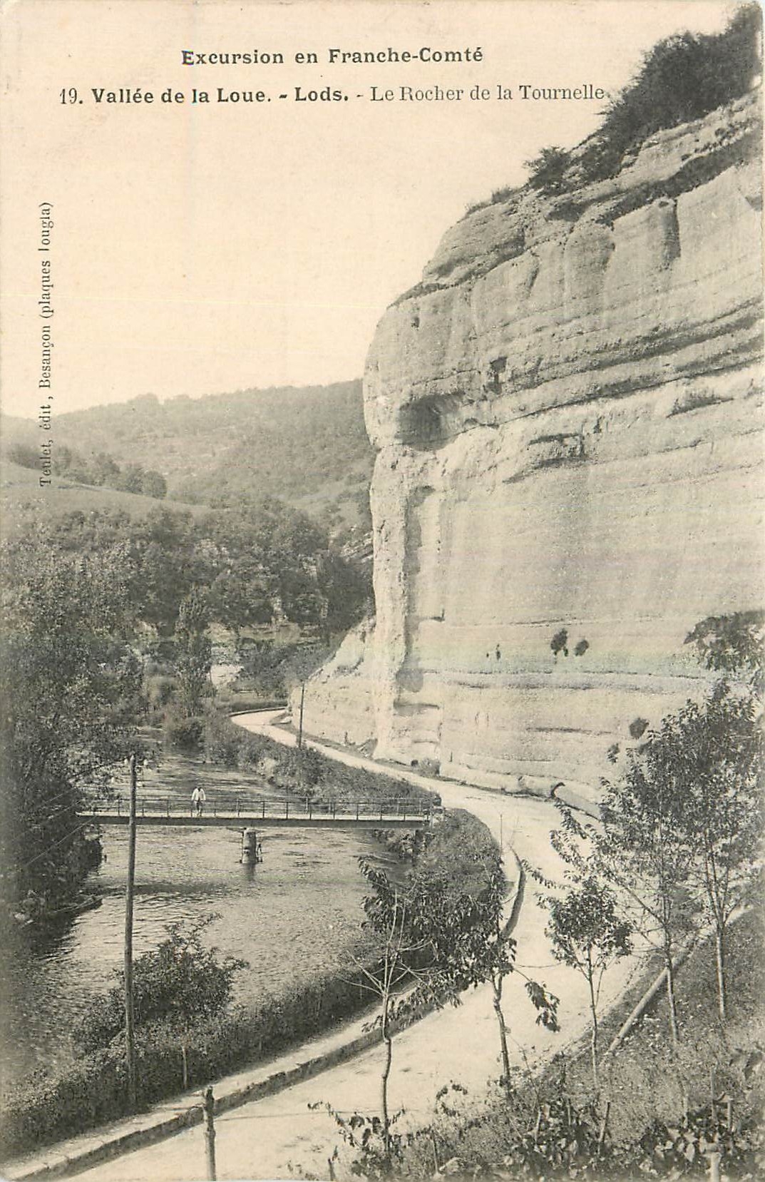 CPA Vallee de la Loue Lods Le Rocher de la Tournelle 