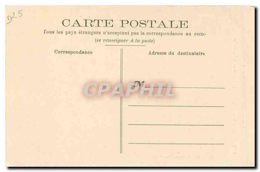 CPA Vallee de la Loue Lods Le Rocher de la Tournelle  — Rückseite