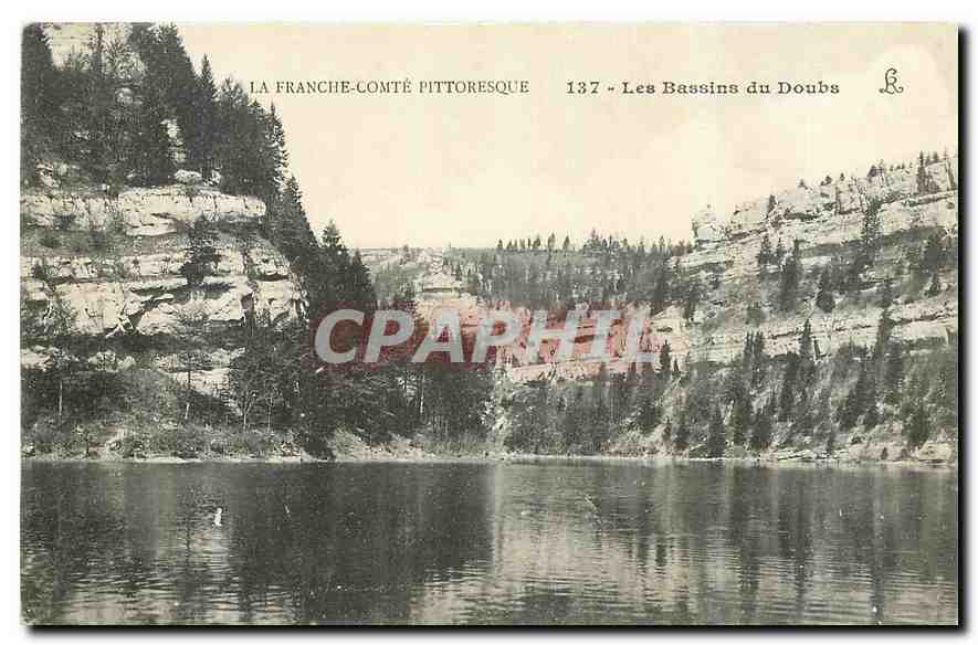 CPA La Franche comte pittoresque Les Bassins du Doubs 