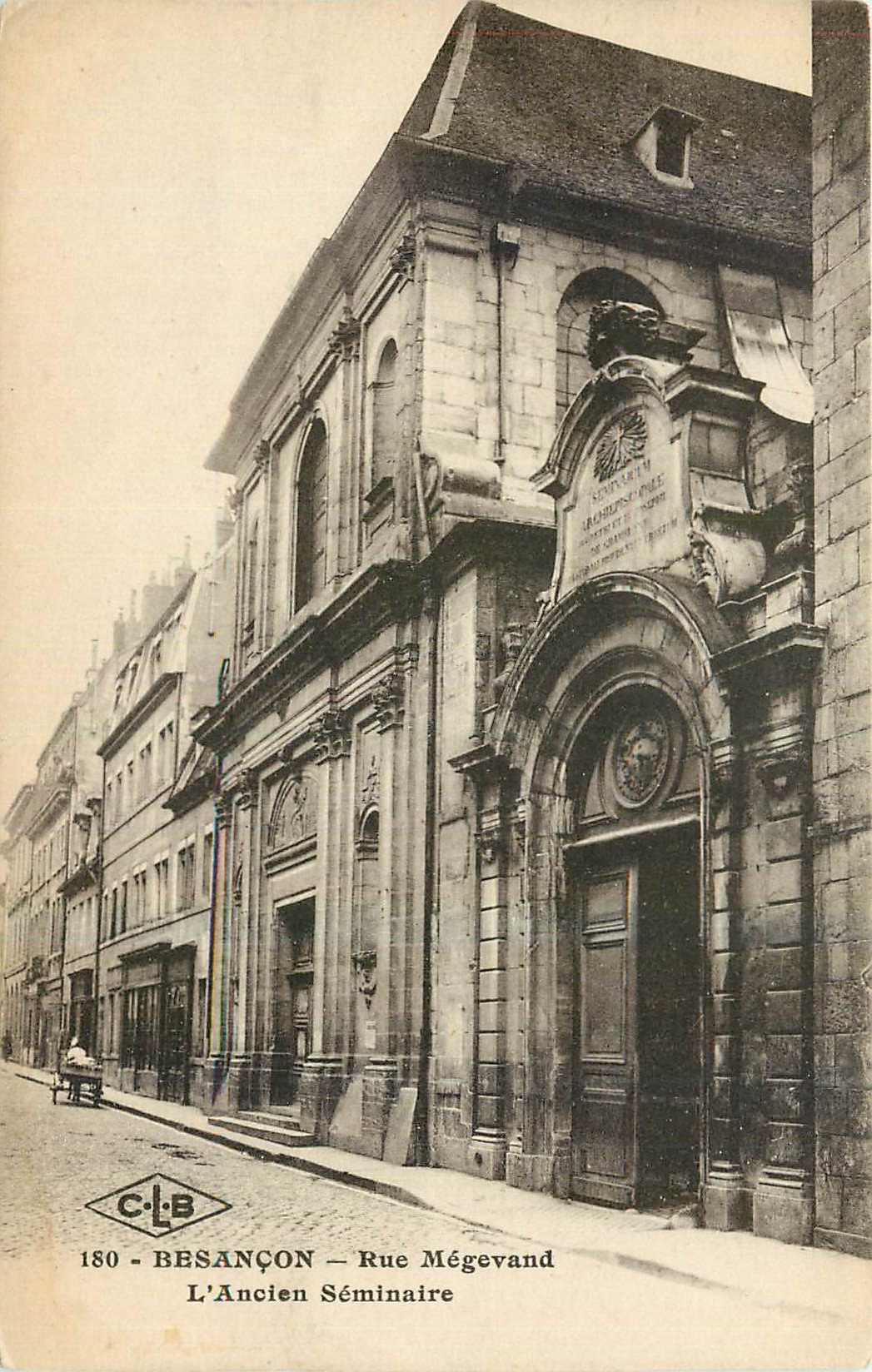 CPA Besancon Rue Medevand l'Ancien Seminaire 