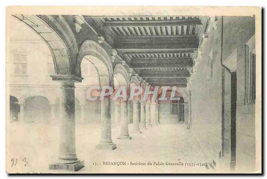 CPA Besancon Interieur du Palais Granvelle 