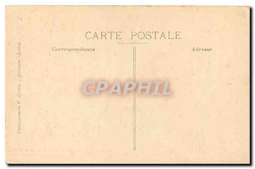 CPA Frontiere Franco Suisse Bords du Doubs Maison Monsieur Vue Panoramique  — Rückseite