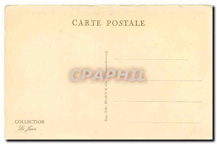 CPA Besancon les Bains La Porte Taillee  — Back