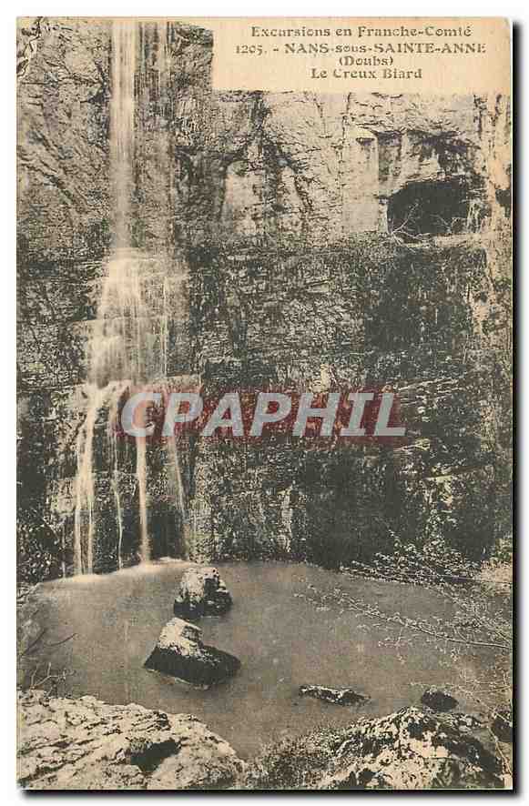 CPA Excursion en Franche Comte Nans sous Sainte Anne Doubs le Creux Biard 