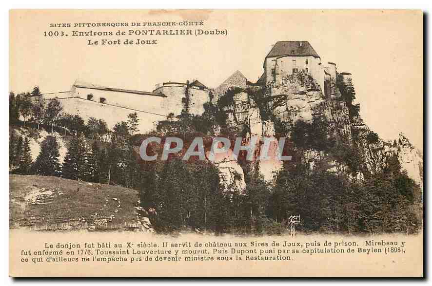 CPA Environs de Pontarlier Doubs Le Fort de Joux 