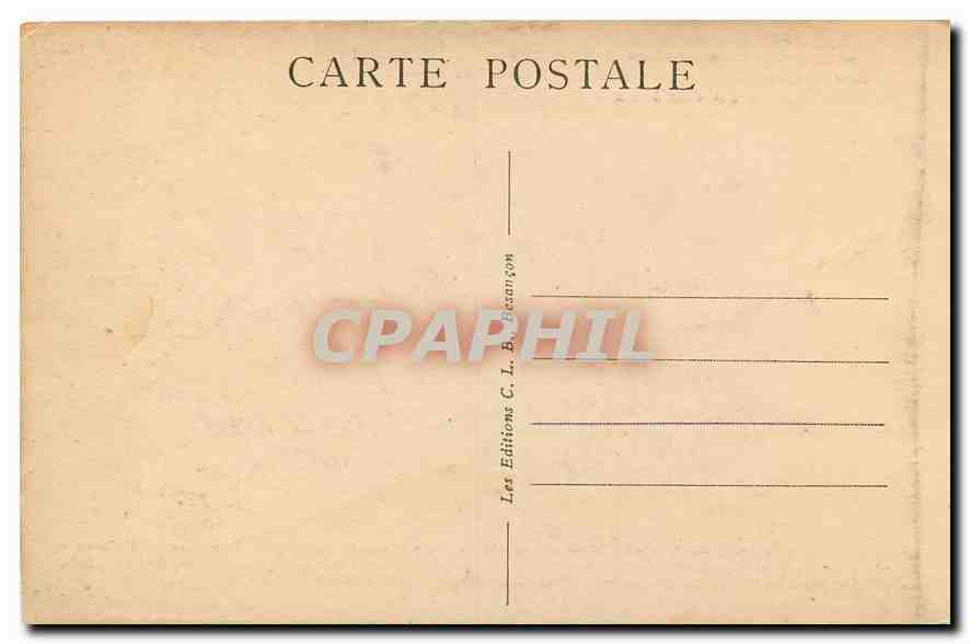 CPA Environs de Pontarlier Doubs Le Fort de Joux  — Rückseite