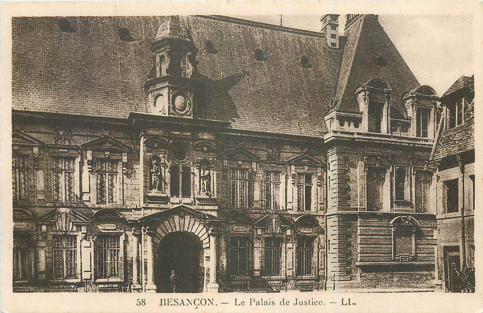 CPA Besancon Le Palais de Justice 
