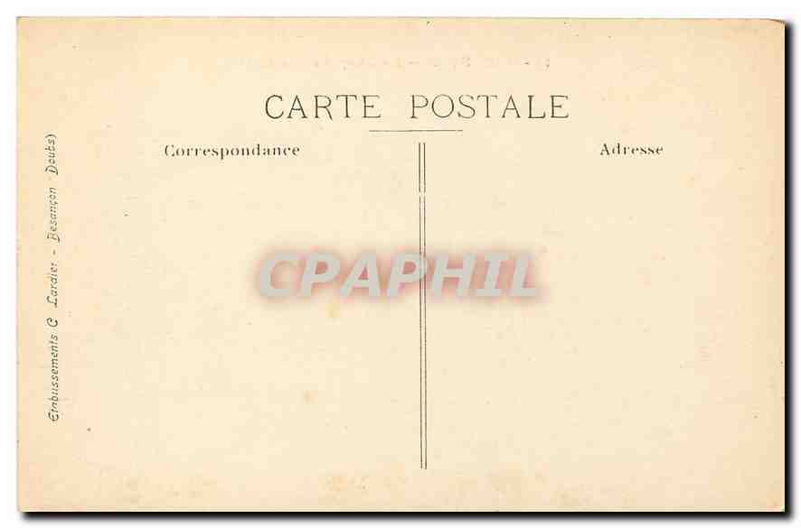 CPA Besancon La Chapelle des Buis  — Back