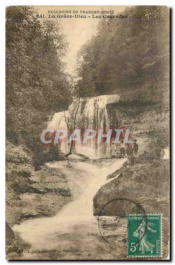CPA La Grace Dieu Les Cascades 