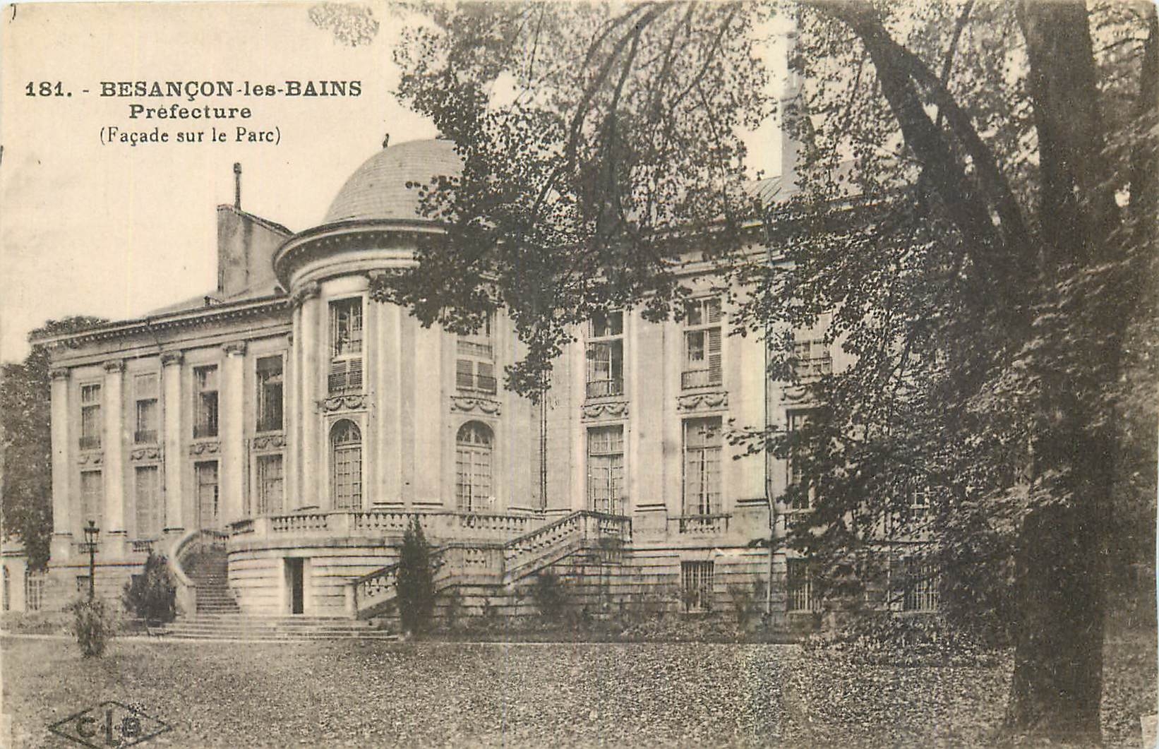 CPA Besancon les Bains Prefecture Facade sur le Parc 
