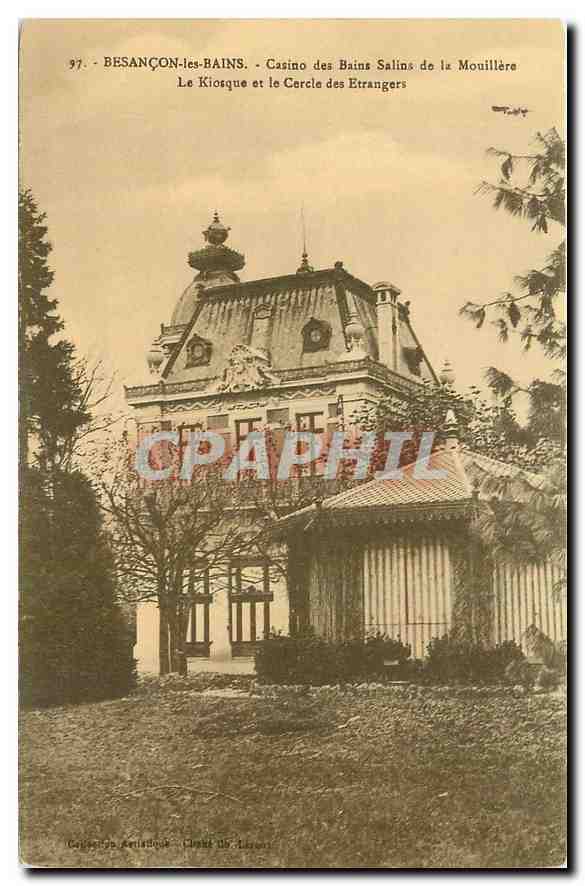 CPA Besancon les Bains Casino des Bains Salins de la Mouillere 