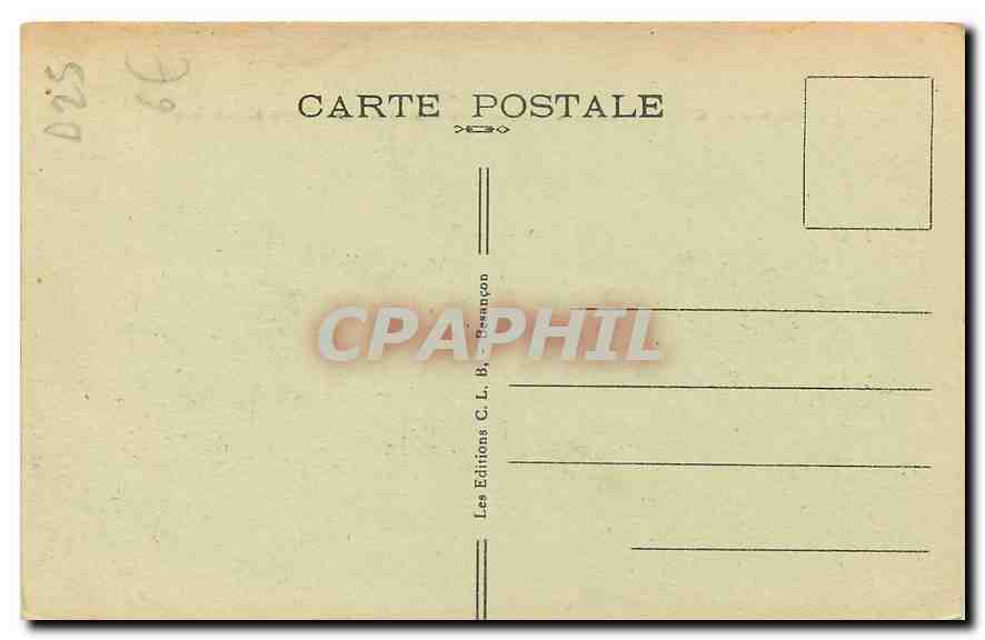 CPA Besancon Les Bains Casino et Etablissement Thermal des Bains Salins de la Mouillere  — Rückseite