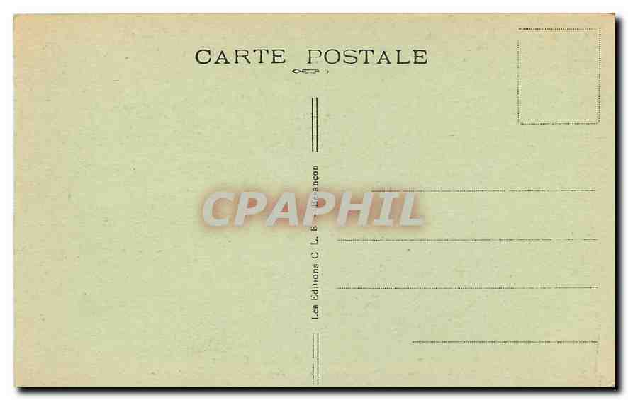 CPA Sites Pittoresques de Franche Comte Chaux les Passavant Entree de la Glaciere  — Rückseite