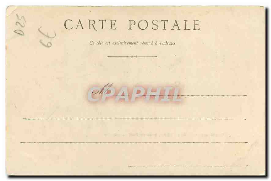 CPA Vue generale de Besancon prise du Fort Chaudanne  — Rückseite