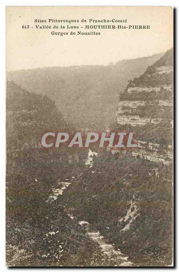 CPA Sites Pittoresques de Franche Comte Vallee de la Loue Mouthier Hte Pierre Gorges de Nouailles 
