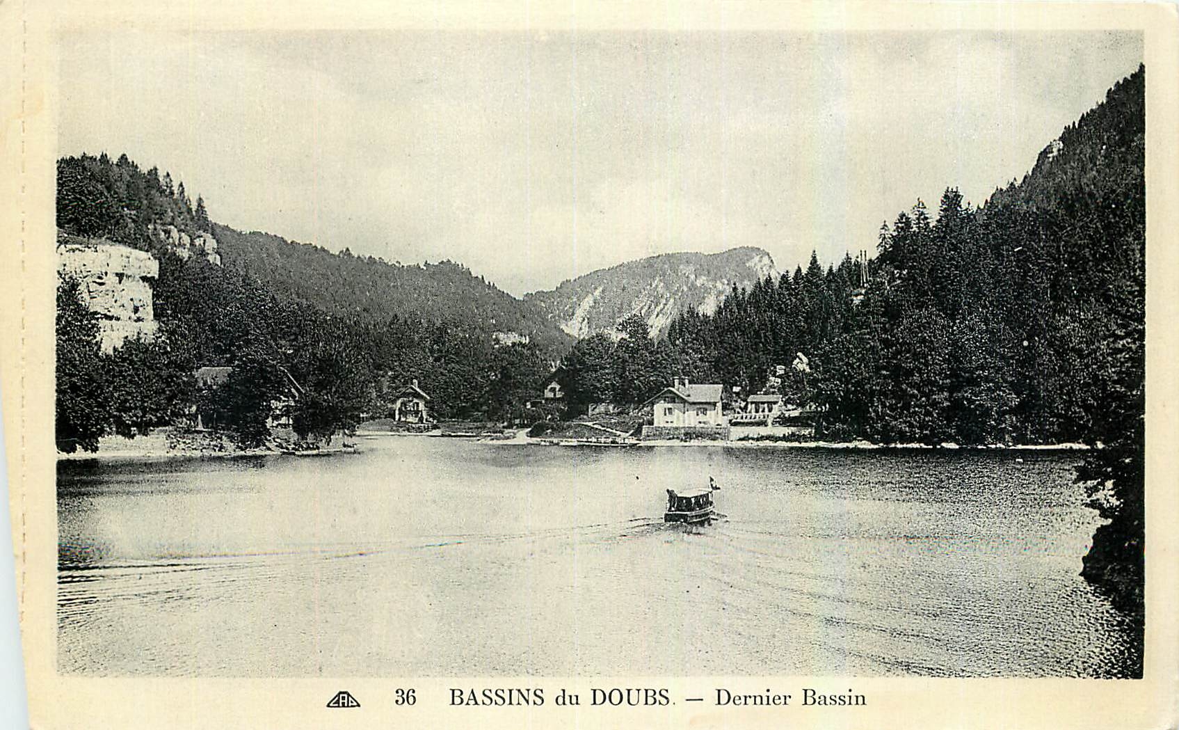 CPA Bassins du Doubs Dernier Bassin 