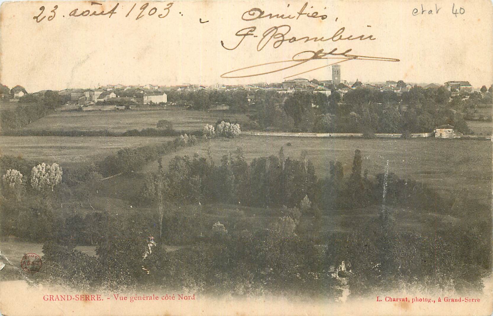 CPA Grand Serre Vue generale cote Nord 