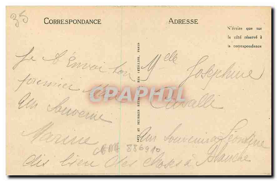 Valence - Maison du XVIe siècle dite Maison des Têtes - LL — Rückseite