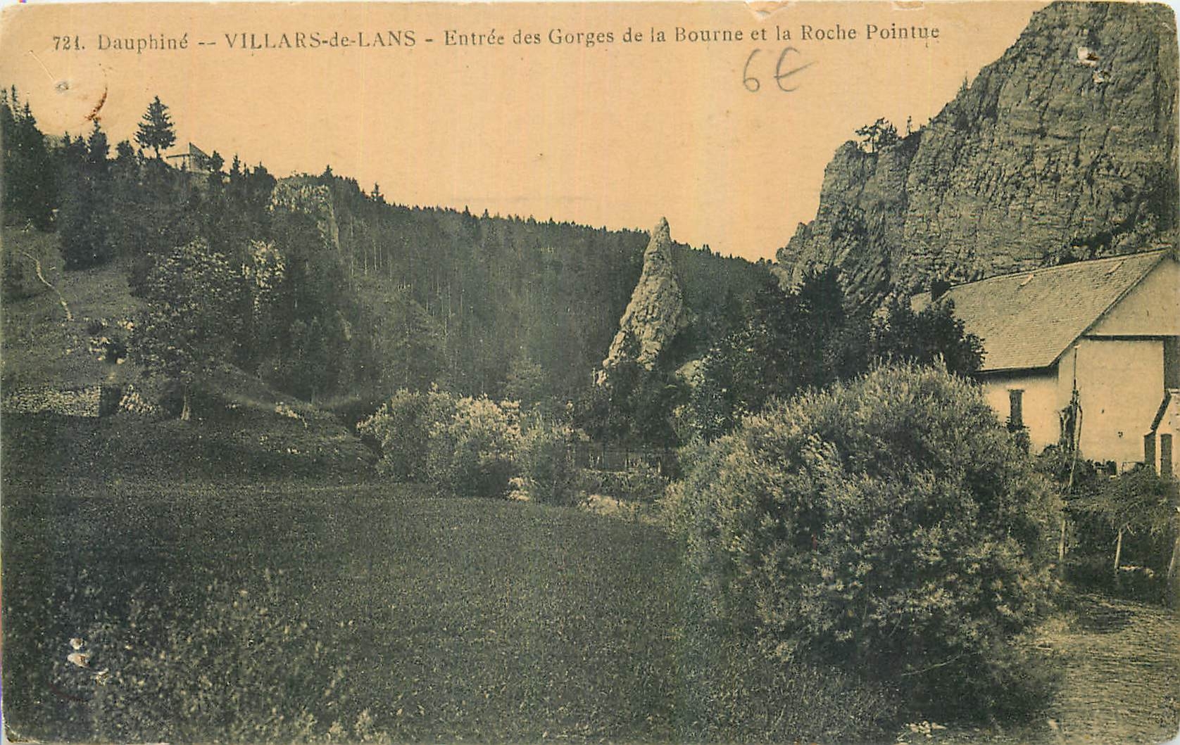 Villars-de-Lans — Entrée des Gorges de la Bourne et la Roche Pointue — Gaude, Grenoble