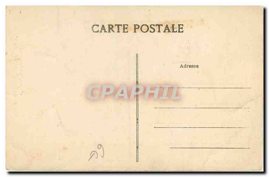 CPA Union Donzeroise Donzere Drome Grande Rue l'Horloge  — Rückseite