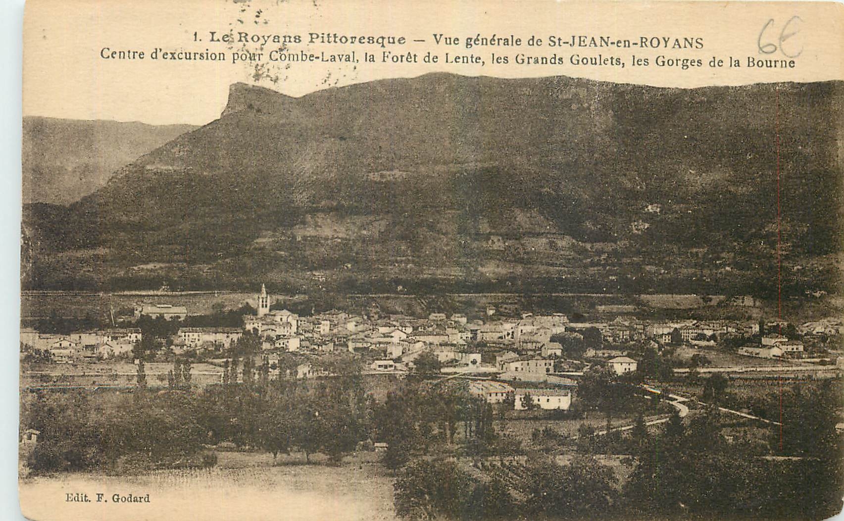 St-Jean-en-Royans — Vue générale — Edit. F. Godard