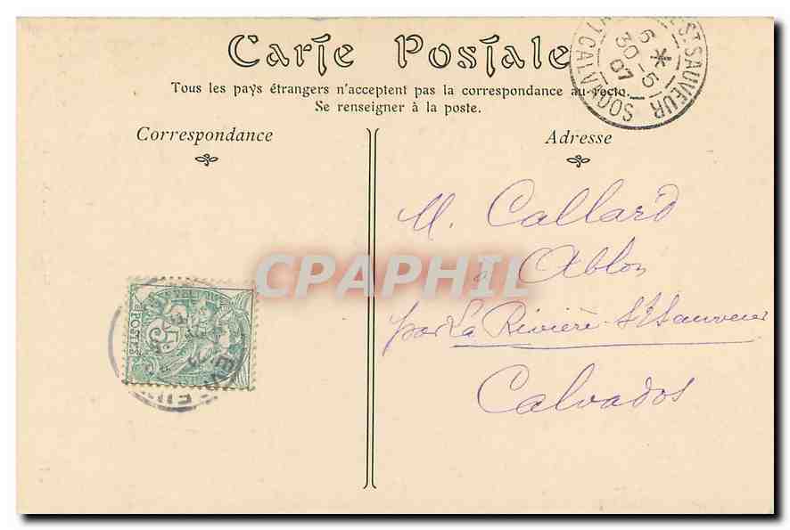 CPA Evreux l'Allee des Soupirs  — Rückseite