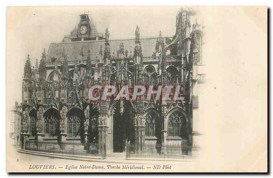 Louvières — Église Notre-Dame, Porche Méridional — ND Phot