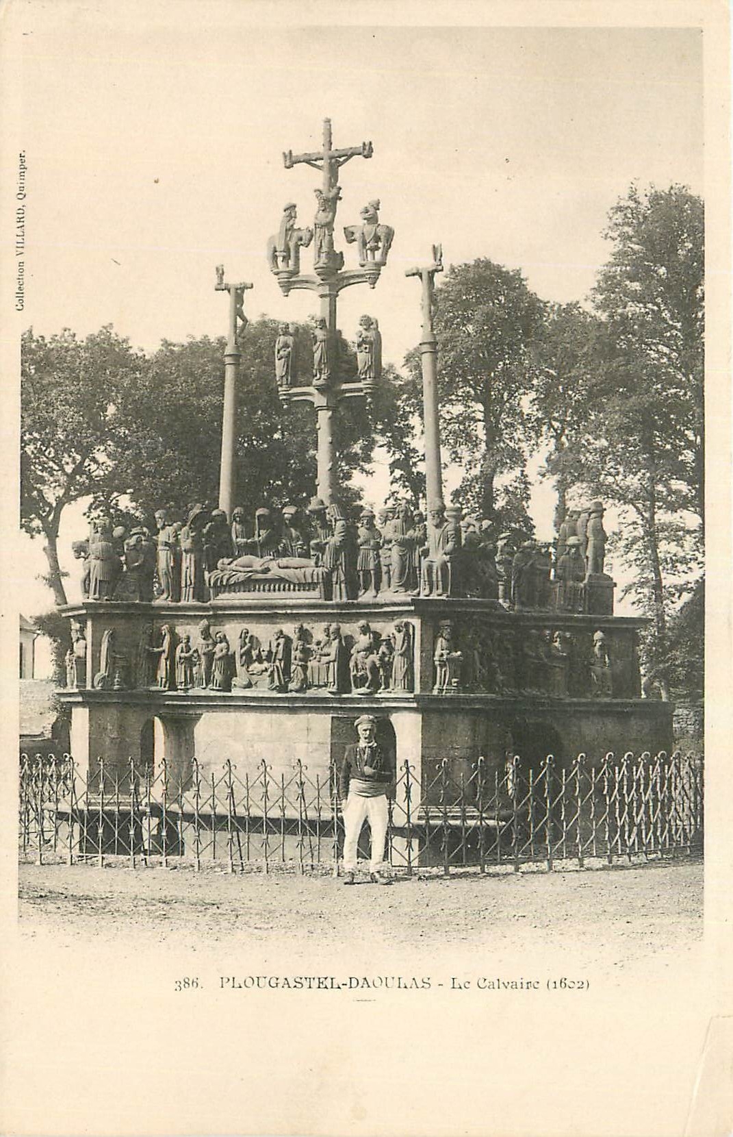 CPA Plougastel Daoulas Le Calvaine 