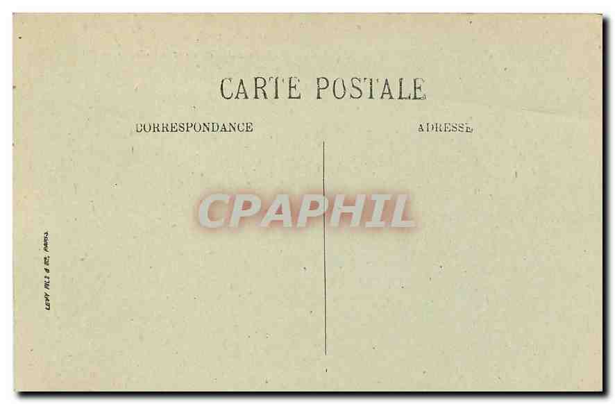 CPA Locronan l'Abside de l'Eglise et le Calvaire  — Rückseite