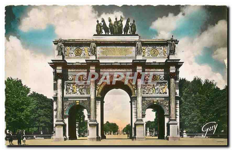 CPA Paris et ses Merveilles Arc de Triomphe du Carrousel 