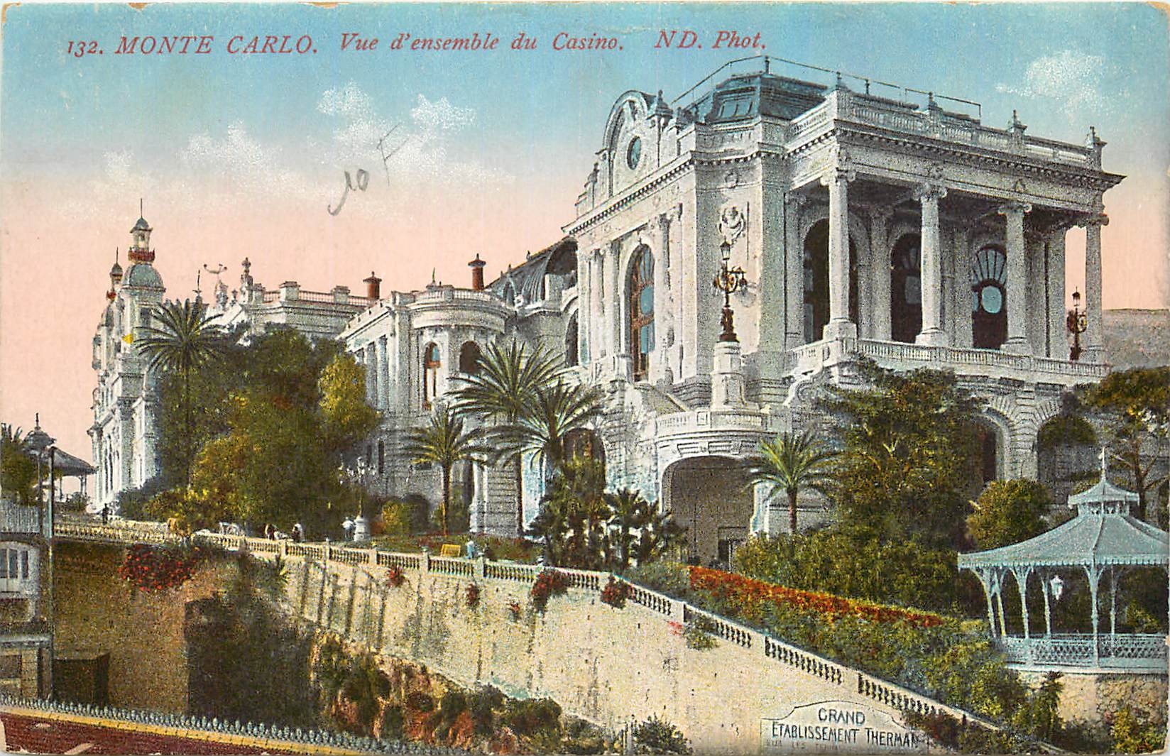 CPA Monte Carlo Vue d'ensemble du Casino 
